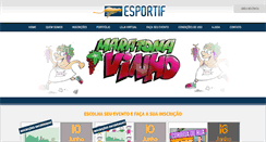 Desktop Screenshot of esportif.com.br