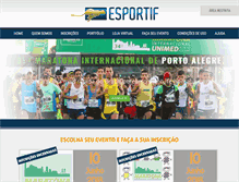 Tablet Screenshot of esportif.com.br